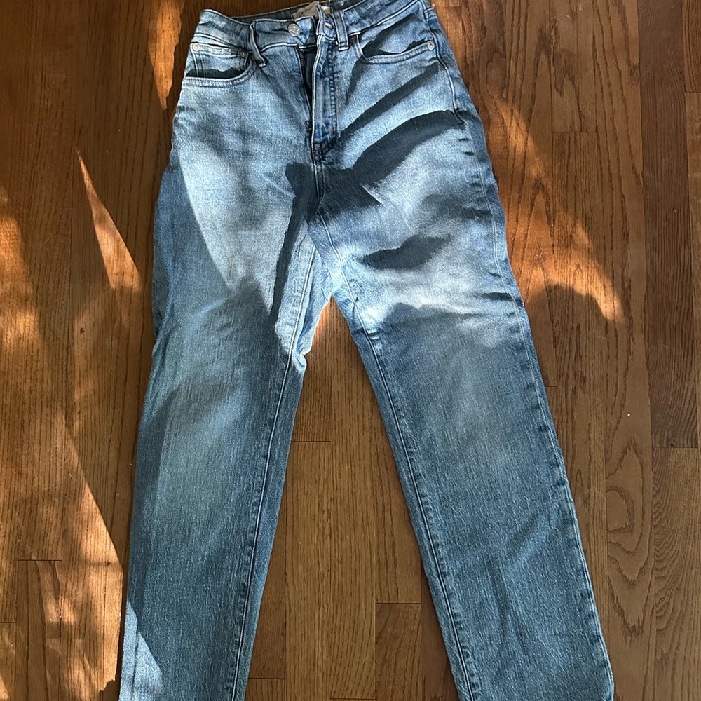 Madewell Light Blue Straight Jeans